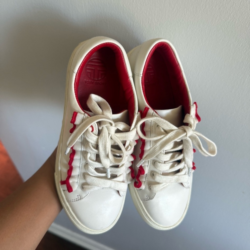 Tory Sport Ruffled Sneakers - Picture 6 of 9